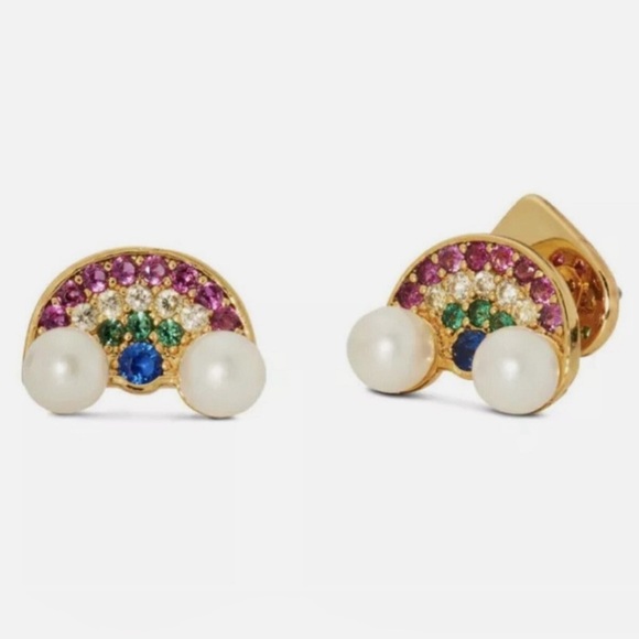 kate spade Jewelry - Kate Spade Wishes Rainbow Stud Earrings